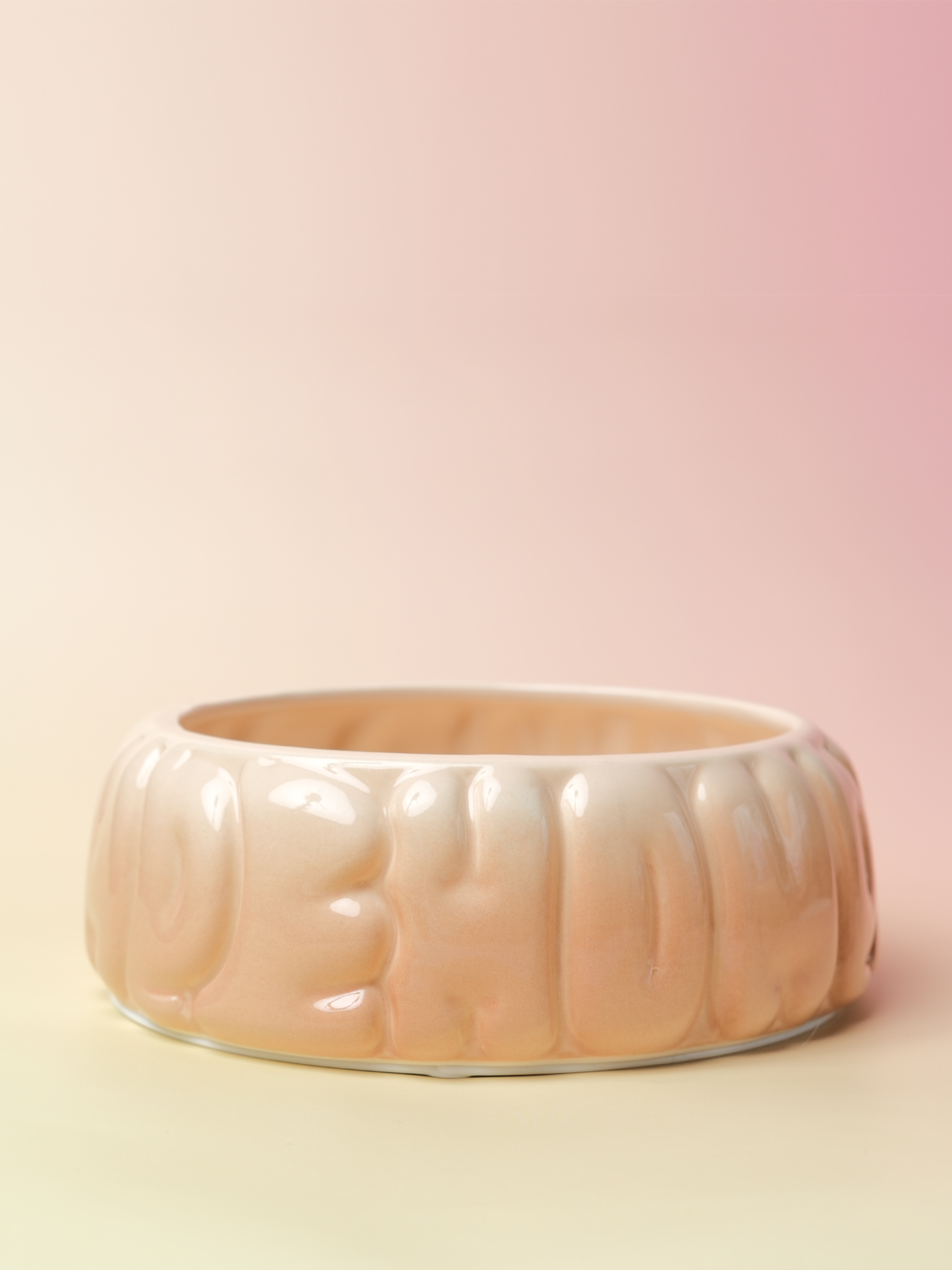 Puff Pet Bowl - Gradient Caramel