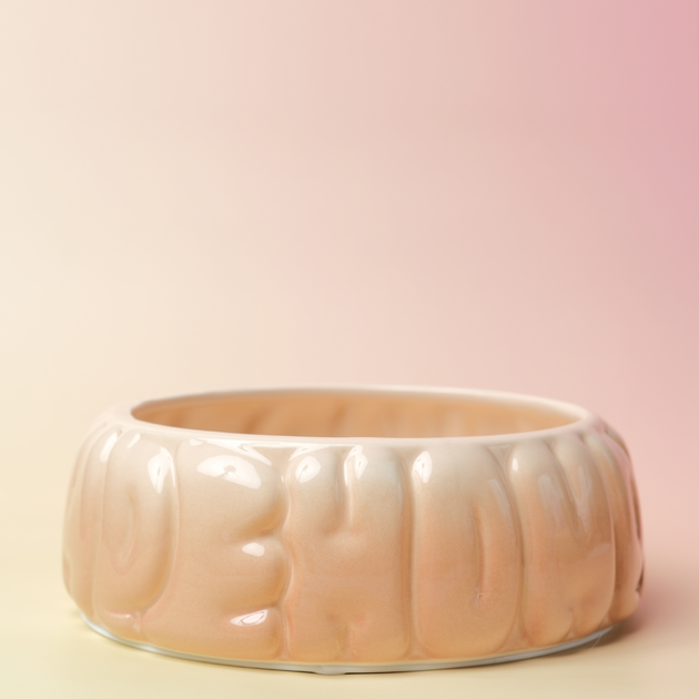 Puff Pet Bowl - Gradient Caramel