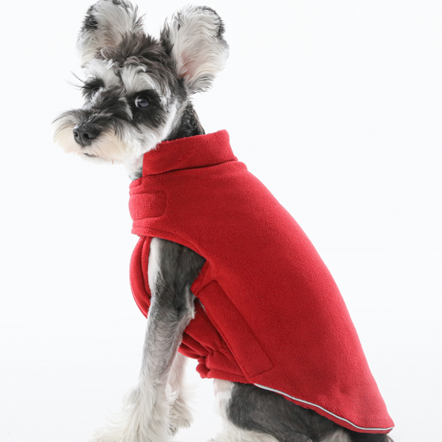 Reversible Dog Vest Jacket - Red