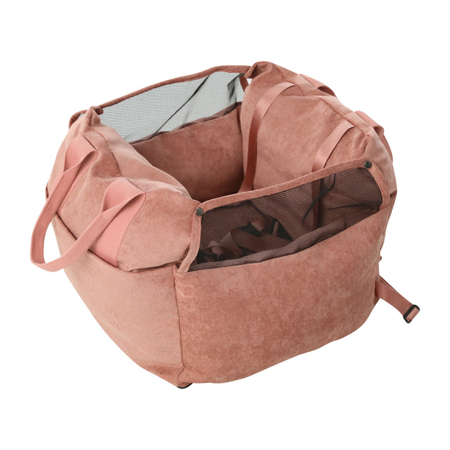 Puff Guard Dog Car Seat - Pink