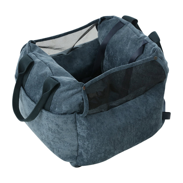 Puff Guard Dog Car Seat - Blue