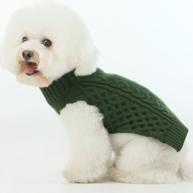 Pet Sweater Vest - Green