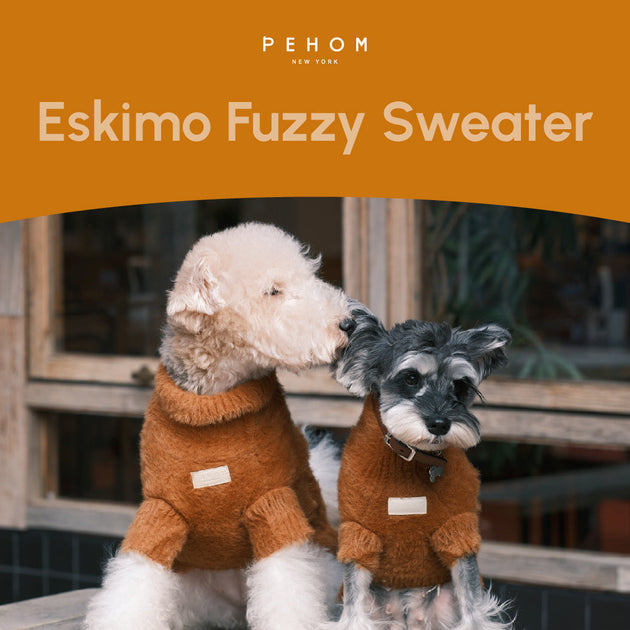 Eskimo Fuzzy Sweater - Orange
