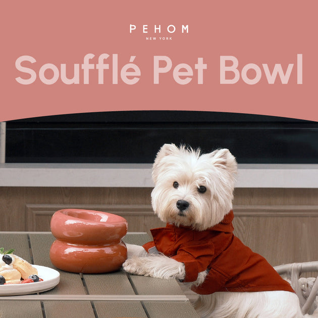 Soufflé Pet Bowl - Rose Pink