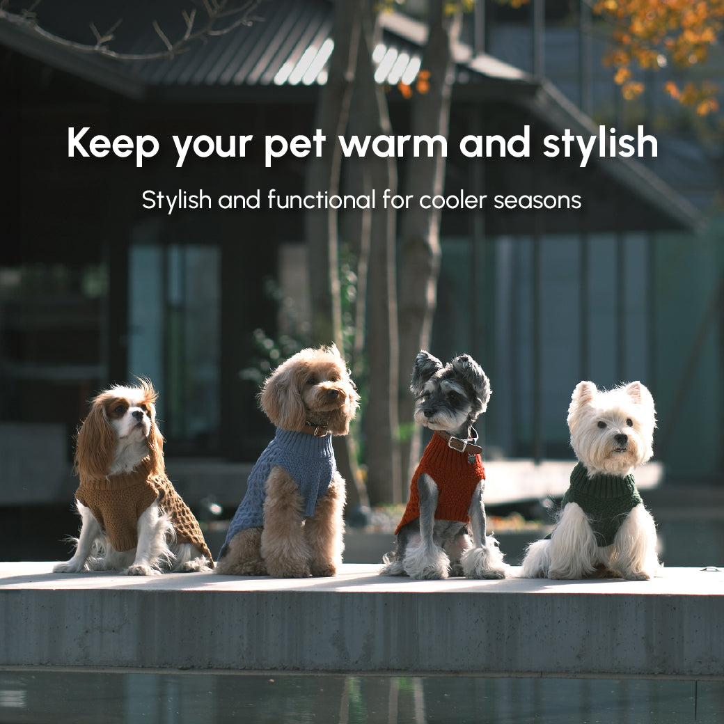 Pet Sweater Vest - Red