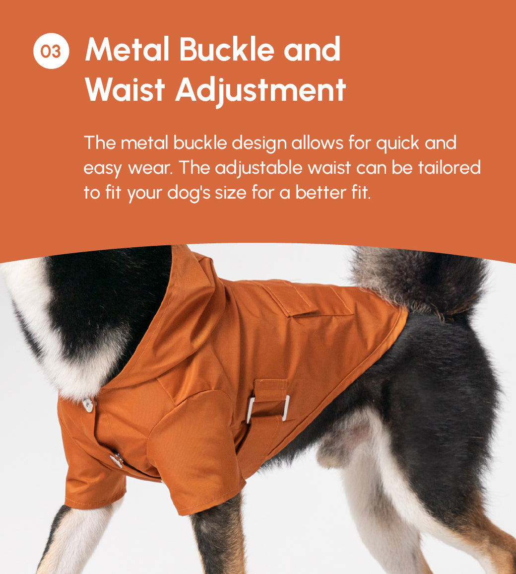 BOWERY RAINCOAT - ORANGE