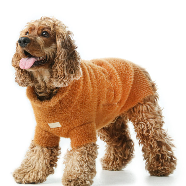 Eskimo Fuzzy Sweater - Orange